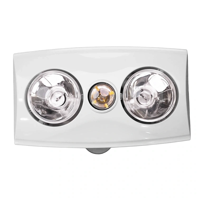 Chauffage de salle de bain avec lampe chauffante