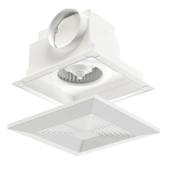 Ventilateur d'extraction silencieux pour salle de bain, 100 CFM